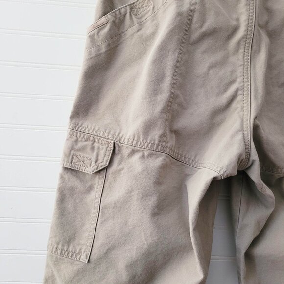 5.11 Tactical Pants Mens Tag Size 34/32 Beige Cargo Cotton Canvas Pockets 74251 - Picture 13 of 14